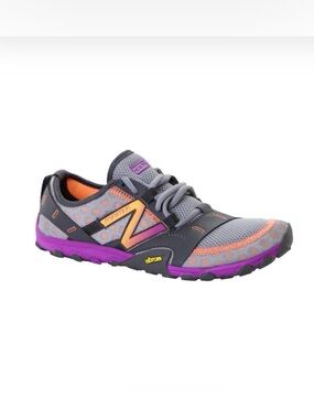 New Balance Minimus Womens Shoes Size 7 B Barefoot Grey Purple Vibram WT10SP2